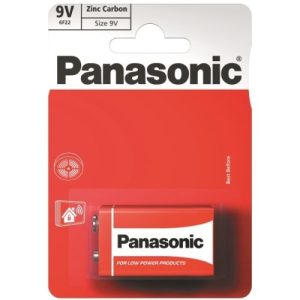 PANASONIC ZINC PP3/6F22 1PK 9V BATT (12)