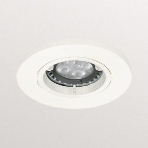 PHILIPS ZADORA MASTER 7W LED SPOT KIT FIRE RATED LED DOWNLIGHT, WARM WHITE - ALU
