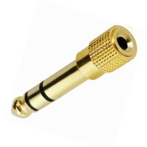 3.5MM TO 6.3MM GOLD JACK ADAPTOR
