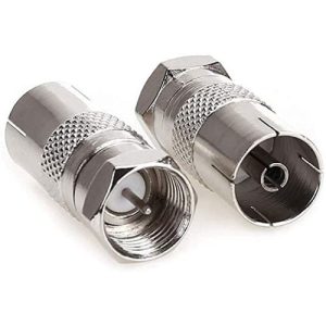 COAX FEMALE COUPLER FOR TWO FEMALE PLUGS