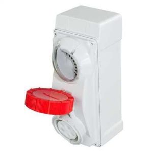 LEWDEN 16A 5-PIN IP67 INTERLOCKED SKT