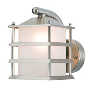 MINI PAGODA LANTERN STAINLESS STEEL FROSTED IP44
