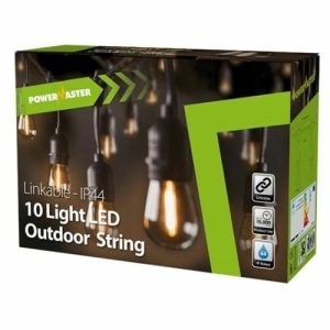 Powermaster 10 Light Filament LED IP44 Festoon Str