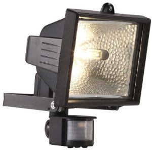 400W/500W BLACK HALOGEN FLOODLIGHT+PIR