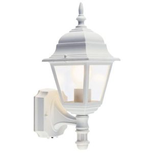4 SIDED WHITE COACH LANTERN+PIR