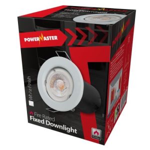 DOWNLIGHT (65MM CUT) GU10 FIRE RATED WH