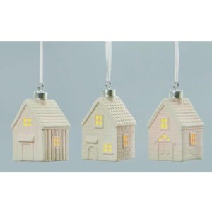 17CM LIT HOUSES WARM