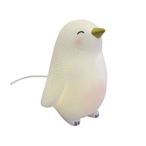 12CM PENGUIN LED CERAMIC NIGHT LIGHT