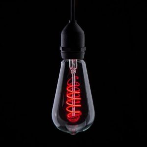 LED ST64 4W ES RED FUNKY FILAMENT LAMP