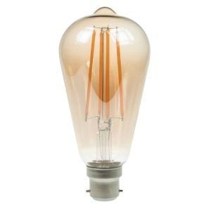 LED FIL ST64 ES 4W 2200K GOLD TINT DIM