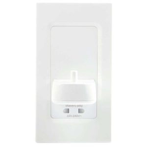 PROOF VISION PV12P WHITE SHAVER + TOOTHBRUSH CHARGER COMBO