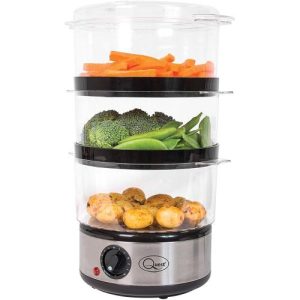 QUEST 3- LAYER COMPACT FOOD STEAMER