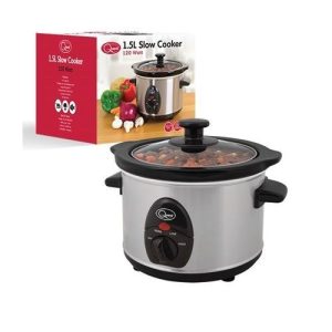 1.5LTR. 120W STAINLESS STEEL SLOW COOKER