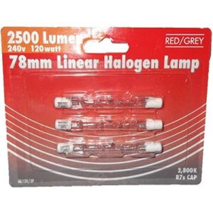 RED GREY LINEAR 120W 78MM 240V 3PK
