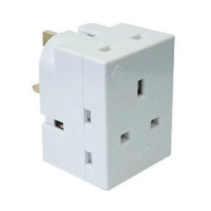 13A 3WAY ADAPTOR FUSED BOX-10 (SAM02)