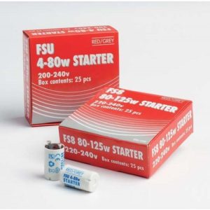 80-125W FLU. STARTER