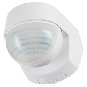 ROBUS MOTION DETECTOR 180' PIR WHI 1.2KW