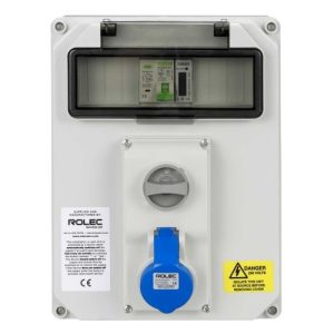 ROLEC 1 WAY 16A METERED IP44 SOCKET