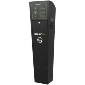 ROLEC AUTOCHARGE SMART PEDESTAL 2 X UP TO 22KW 3PH TYPE 2 SOCKETS