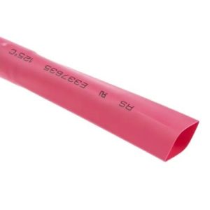 RED HEAT SHRINK TUBING 25.4MM 2.1 RATIO 3MTR
