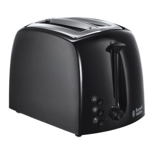 RUSSELL HOBBS 2SLICE TEXTURES BLACK
