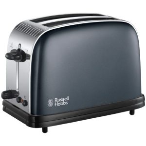 RUSSELL HOBBS GREY COLOURS PLUS 2 SLICE TOASTER