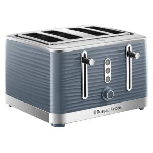 RUSSELL HOBBS GREY INSPIRE 4 SLICE TOASTER