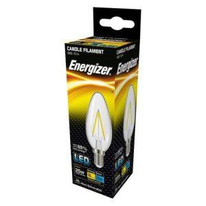 ENERGIZER LED FILAMENT CANDLE SES 2.4W 25W CL WW