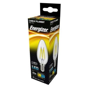 ENERGIZER LED FILAMENT CANDLE SES 4W 40W CL WW