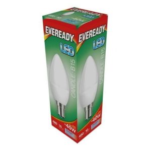 LED CANDLE SBC 5.2W=480L=40W OPAL DL 6500K