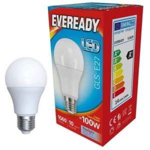 LED GLS ES 13.2W=1560L=100W OPAL DL 6500K