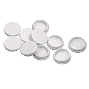 DETA S- SCREW CAPS WHITE (EACH)