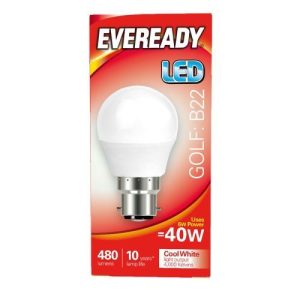 LED GOLFBALL BC 5.2W=480L=40W OPAL CW 4000K