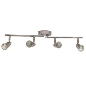 FOUR GU10 SPOT BAR CHROME