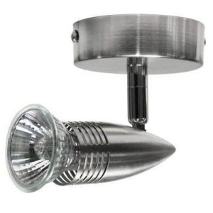 SINGLE GU10 SPOTLIGHT B/CHROME