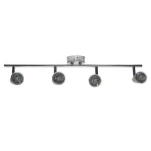 FOUR GU10 SPOT BAR B/CHROME