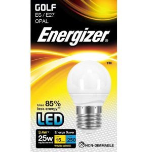 ENERGIZER LED GOLFBALL 3.1W=250L=25W ES OP WW