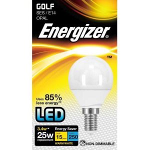 ENERGIZER LED GOLFBALL 3.1W=250L=25W SES OP WW