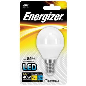ENERGIZER LED GOLFBALL 4.5W=470L=40W SES OP WW DIM