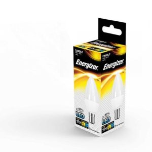 ENERGIZER LED CANDLE 4.9W=470L=40W SBC OP WW