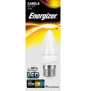 ENERGIZER LED CANDLE 5.2W=470L=40W ES OP WW