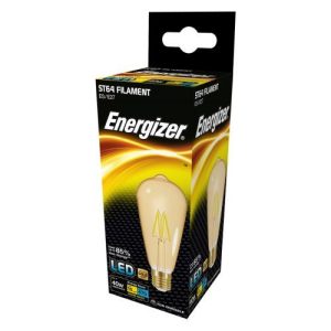 ENERGIZER LED FILAMENT ST64 ES 5W = 40W 470L GOLD EWW