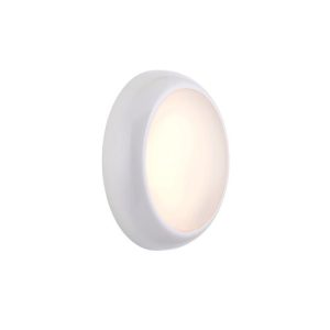 SAXBY HEROPRO MINI IP65 6/9/12W TRI COLOUR EMERGENCY/SENSOR BULKHEAD