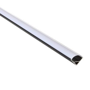 SAXBY RIGEL CORNER 2M ALUMINIUM PROFILE/EXTRUSION SILVER