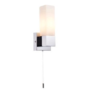 SAXBY SQUARE 1LT WALL IP44 40W