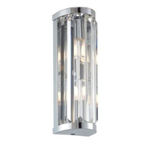 SAXBY CRYSTAL 2LT WALL IP44 18W