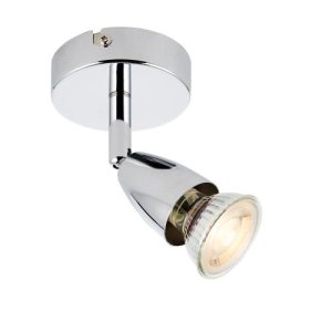 SAXBY AMALFI POLISHED CHROME SINGLE SPOT GU10