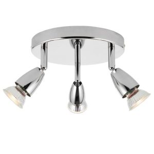 SAXBY AMALFI POLISHED CHROME 3-LIGHT PLATE GU10