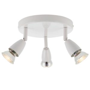 SAXBY AMALFI WHITE 3LT GU10 PLATE