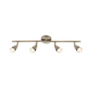 SAXBY AMALFI ANTIQUE BRASS 4LT BAR SPOT
